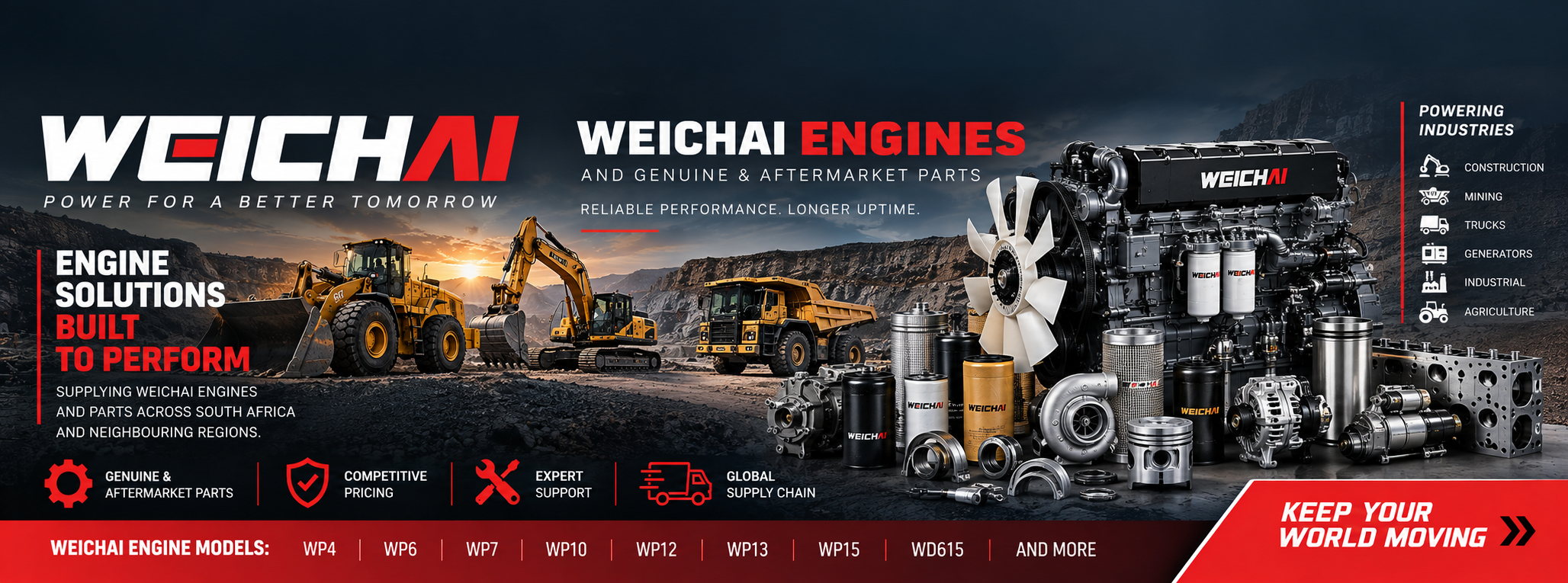 Weichai Engines and Parts